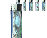 Scenic Alaska D9 Lighters Set of 5 Electronic Refillable Glacier - $15.79