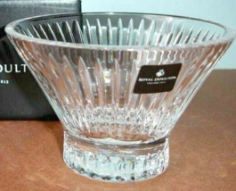 Royal Doulton Manhattan Mini Crystal Candy Nut Bowl Pedestal Base Art De... - $525.48 MXN
