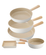 NEOFLAM FIKA IH Induction Nonstick Frying Pan 5p Oven Safe No PFOA White - $314.46