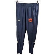 Auburn Team Issued Workout Pants Womens Small Under Armour Navy Blue Drawstring - £27.67 GBP