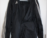 Adidas Black Hooded Tiro 15 Training Jacket Size US Medium M64000 APU013 - £23.52 GBP