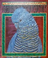 Surah Yaseen and Blue Parrot Cockatoo - $1,180.00