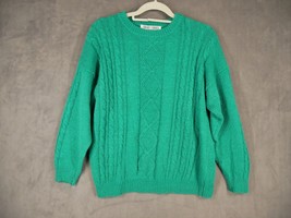 Smart Choice Sweater Womens Medium Silk Cotton Blend Vintage Cable Knit ... - £15.06 GBP