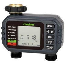 Melnor Programmable 2 Zone Digital Water Timer 77100 - $52.95