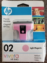 HP 02 Light Magenta Ink Cartridge, Standard, HP C8775W, Sealed - £11.76 GBP