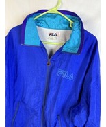 Vintage Fila Jacket Windbreaker Lightweight Full Zip Track Tennis Mens Large 90s - $34.99