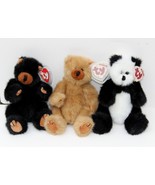 3 Ty Beanie Babies 1993 Attic Treasures IVAN-CODY-CHECKERS EUC to MINT! - $29.99