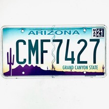 2021 United  States Arizona Grand Canyon Passenger License Plate CMF7427 - $225.96 MXN