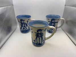 Set of 3 M.A. Hadley Ceramic SKIER Multi-Motif Grandmugs - $139.99