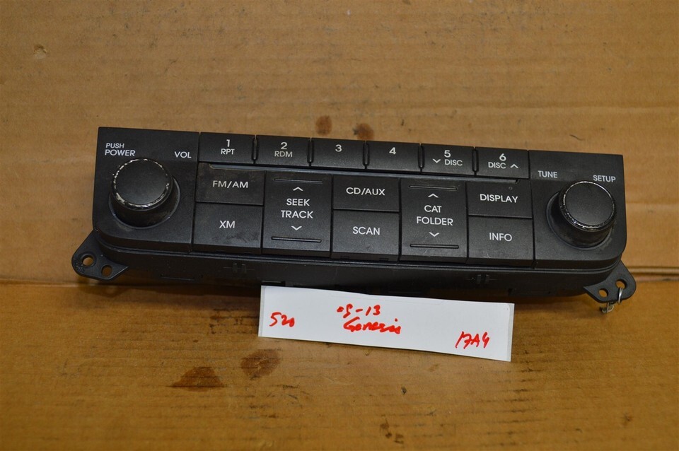 09-13 Hyundai Genesis AC Temperature Climate 961103M150 Control 520-17A4 - $14.69