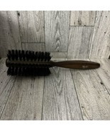 Vintage PANTENE Wood Hair Brush Made in England by Addis Brown Wood Grain - $10.37