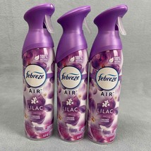 Febreze Odor-Eliminating Air Freshener Spray Ltd Edition Lilac 8.8 oz Lot of 3 - £17.56 GBP