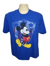 Walt Disney Mickey Mouse Adult Large Blue TShirt - £15.57 GBP