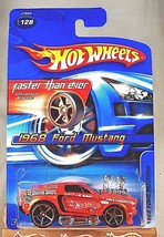 2006 Hot Wheels Faster Than Ever #128 1968 FORD MUSTANG Orange Variant w/FTE Sp - £9.80 GBP