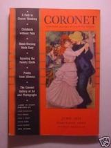 Coronet June 1939 Jun 39 Kaethe Kollwitz Marionettes Lord Dunsany Louis Zara +++ - £7.21 GBP