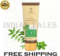 Khadi Essentials Herbal Neem Face Wash For Acne &amp; Pimples For Women &amp; Men - 100g - £19.90 GBP