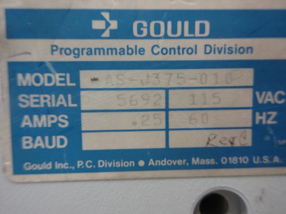 GOULD MODICON MODBUS ADAPTER UNIT J375 AS-J375-010 CNC Item image 4