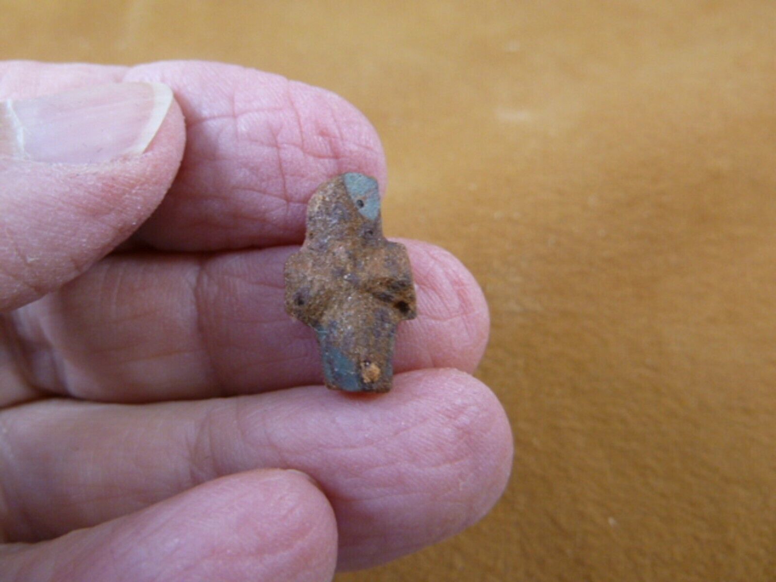 (CR593-201) 11/16&quot; Fairy Stone CHRISTIAN CROSS oiled Staurolite Crystal ... - $17.75