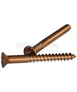 Silicon Bronze Wood Screw Harper Naval Flat head philip 2&quot; long 3/16&quot;, 1... - $13.86