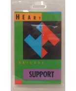 HEART (ANN &amp; NANCY WILSON) - ORIGINAL CONCERT TOUR LAMINATE BACKSTAGE PA... - $279.60 MXN
