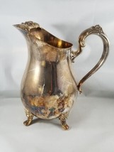 Vintage Countess International Silver Company Footed Pitcher Ice Guard 6217 - $64.49
