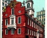 Old State House Building Boston Massachusetts MA UNP Phostint DB Postcar... - $4.90