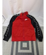 Nike Toddler Jacket Red Black Sz 4T Polyester - £11.79 GBP