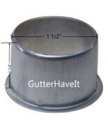 Package of 2  - 2 3/8 inch Aluminum Gutter Round Drain Outlet - $193.30 MXN