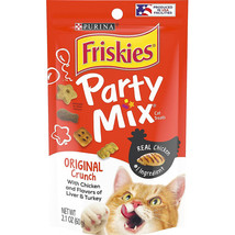 Friskies Party Mix Original Crunchy Cat Treats - £22.16 GBP