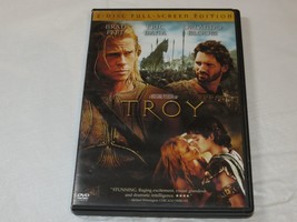 Troy DVD 2005 2-Disc Set Full Screen Edition Rated-R Brad Pitt Eric Bana Orlando - £10.11 GBP