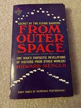 Vintage From Outer Space -to You Secret of the Flying Saucers 1967 Howard Menger - £18.78 GBP