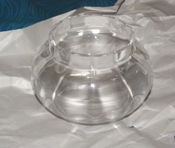 Wedgwood Glass Optic Ribbed Vase - $11.83