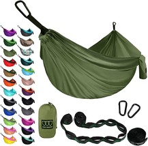 Xl Double Hammock Portable Hammock Camping Accessories Gear For Outdoor Indoor - £36.03 GBP