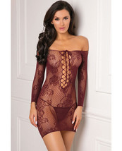 Rene Rofe Tie Breaker Long Sleeve Lace Floral Dress - £14.71 GBP