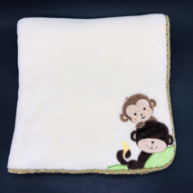 Lambs &amp; Ivy Baby Blanket Monkey Single Layer Bedtime Originals - £16.96 GBP