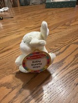 Melissa and Doug Mini 4&quot; Plush Baby Bunny Hops Yellow/White Stuffed Anim... - $14.80