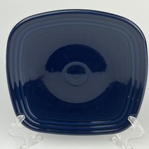 FiestaWare Square Salad Plate Cobalt Dark Blue 7 1/2” Made In USA Retired Color - £7.65 GBP
