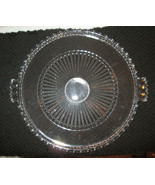 LEAD CRYSTAL CAKE SERVING TRAY   CENTERPIECE - $353.20 MXN
