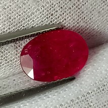 Unheated, Untreated, 2.44 Cts., Oval Ruby, Ruby Oval, Old Burma Ruby, Faceted Ov - £7,869.16 GBP
