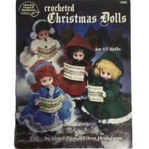 VTG Crocheted Christmas Dolls Pattern Booklet 1086 American School Of Ne... - $19.45