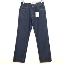 Bershka - NEW - Straight-Fit Jeans - Navy - UK 12 - $22.62