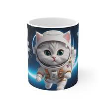 Cat Breeds in Space - Persian Breed - Ceramic Mug 11oz - £14.10 GBP