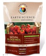 Earth Science  4 lb. 400 sq. ft. Natural Blood Meal Plant Food 11892-6 - $49.46