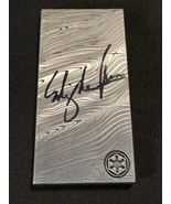 Ming-Na Wen Signed Star Wars Beskar Bar Beckett Auto Fennec Shand Mandal... - $205.76 CAD
