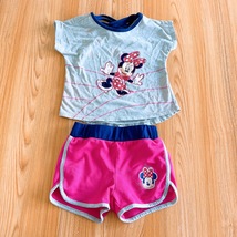 Disney Minnie Mouse Girls’ T-Shirt and Short Set for Toddler and Little ... - £11.99 GBP