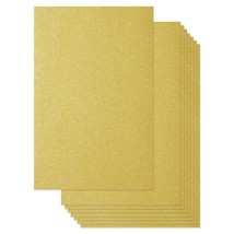 24 Sheets Gold Glitter Paper Cardstock For Diy Crafts, Card Making, Invitations, - £19.60 GBP
