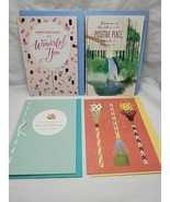 (4) Hallmark Shoebox Positive Birthday Greeting Cards With Envelopes 5&quot; ... - $27.15 CAD