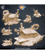 3D Printed Cast n Play Apothecary&#39;s House Kingdom Of Thamarya 28mm 32mm D&amp;D - $185.05+