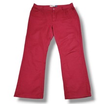 Vintage Gap Jeans Size 16A W36&quot;xL28.5&quot; Women&#39;s Red Gap Bootcut Stretch Jeans Y2k - £25.55 GBP