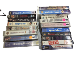 Lot of 18 VHS movies tapes - €15,61 EUR